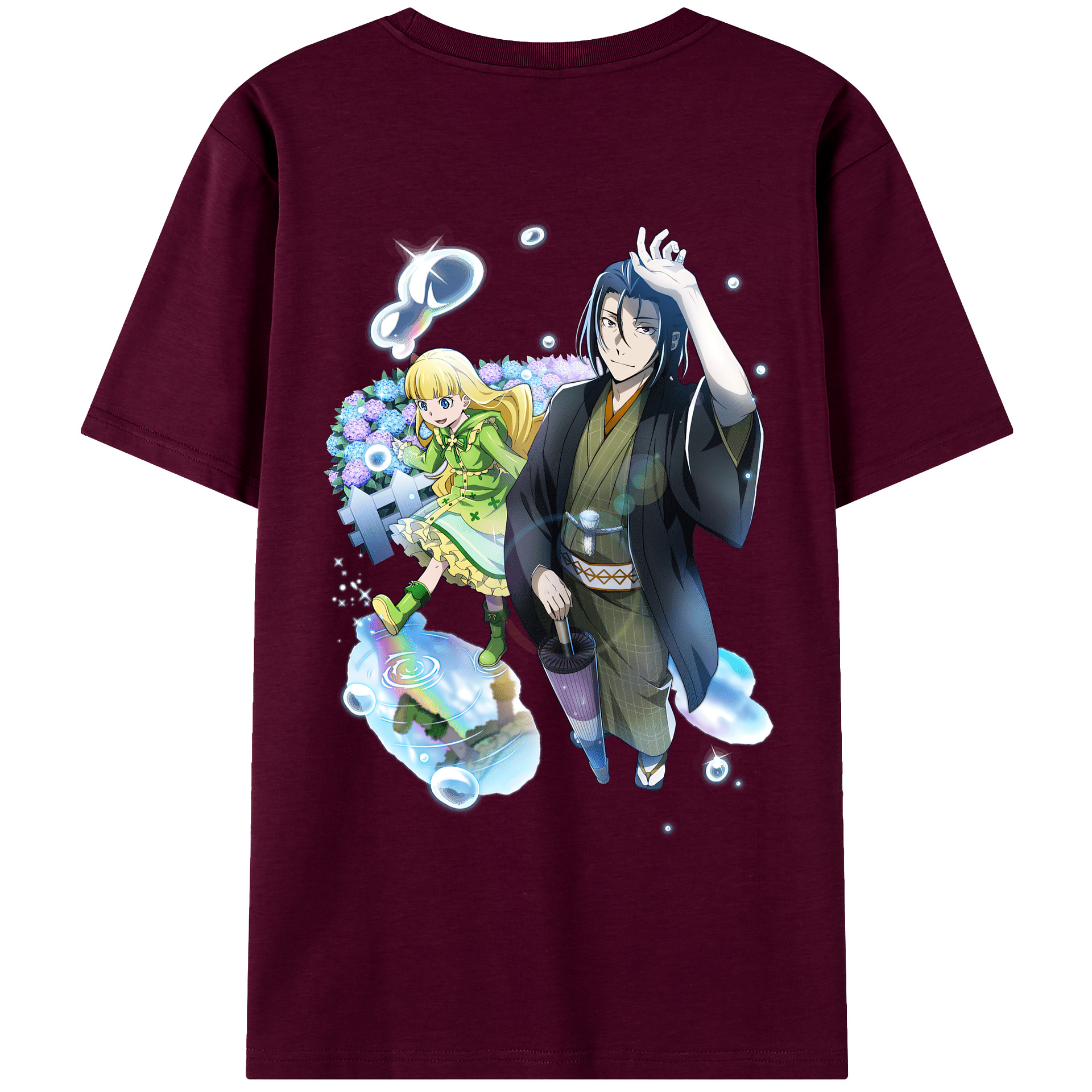 （画像用） 文豪ストレイドッグス Bungo Stray Dogs レディース半袖Tシャツ(バックプリント)